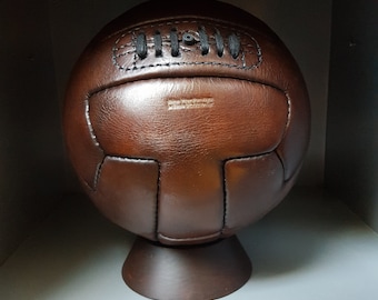 ヴィンテージレザーT字型1930年代サッカーボール - Etsy 日本