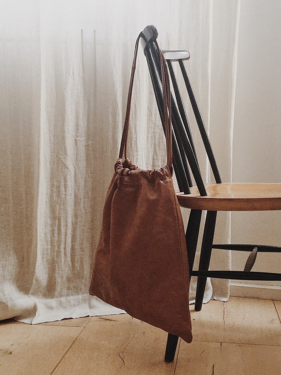 Leather 2-way Bag - Natural - Etsy