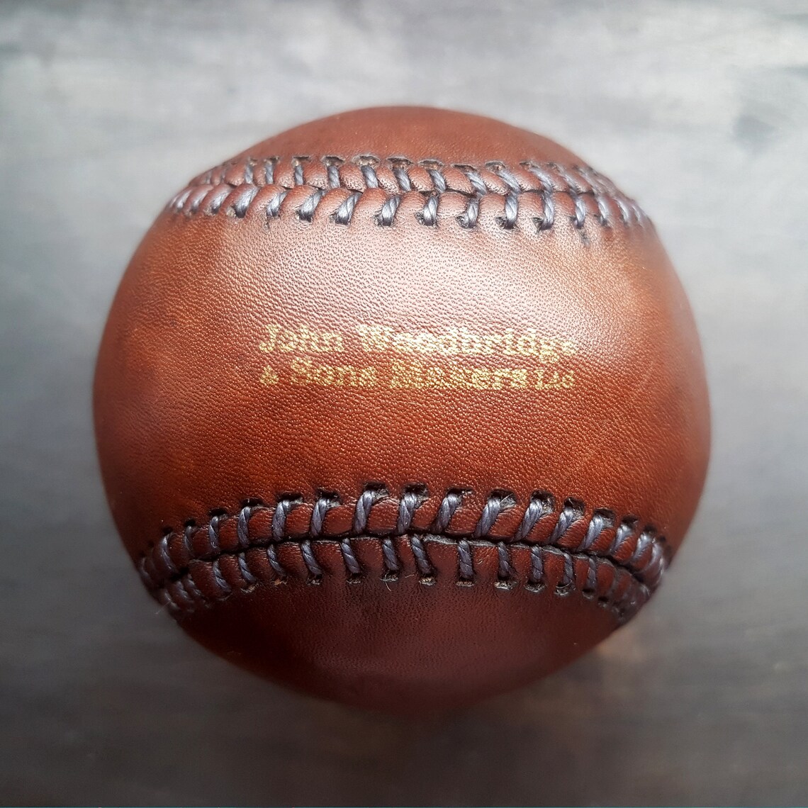 Vintage Leather Baseball Etsy