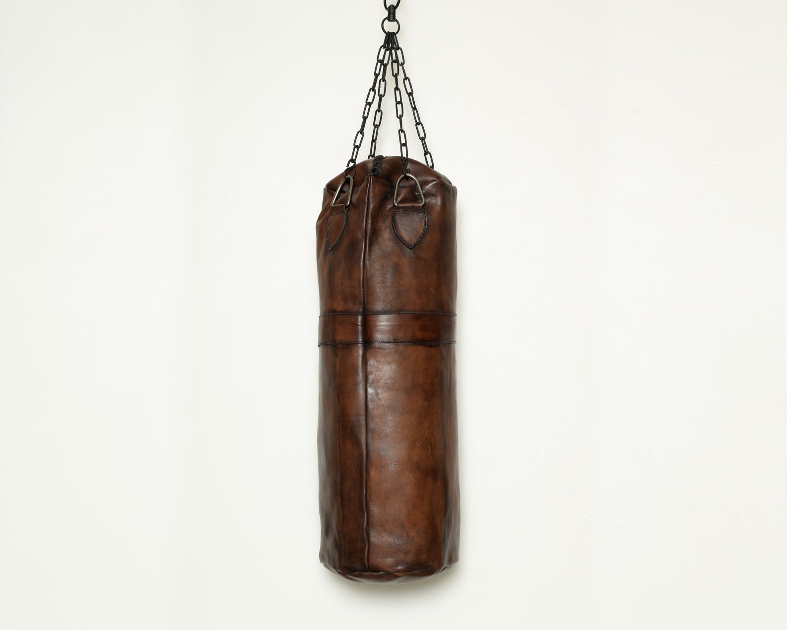 Pro Vintage Leather Punching Bag Brown Etsy