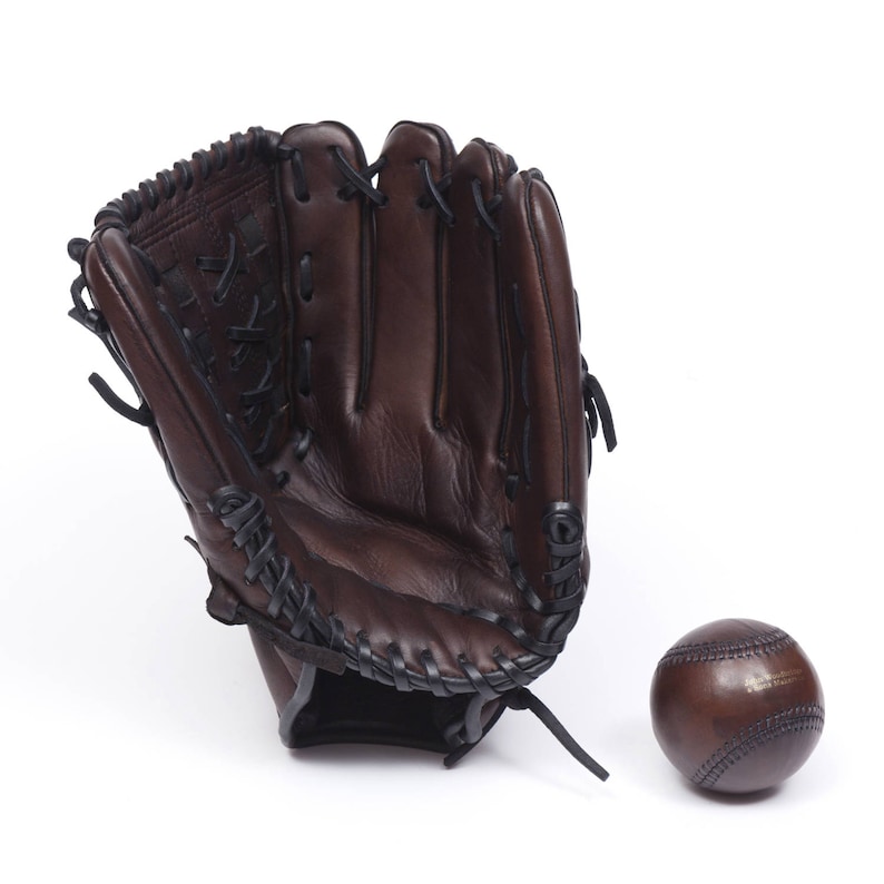 Vintage Leather Baseball Glove Etsy