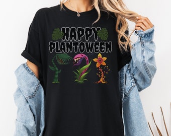 Halloween Plant Shirt: Spooky Carnivorous Plant Tee