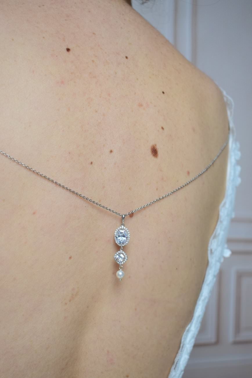 ECLAT – Bijou de dos à coudre pour robe de mariée élégante
