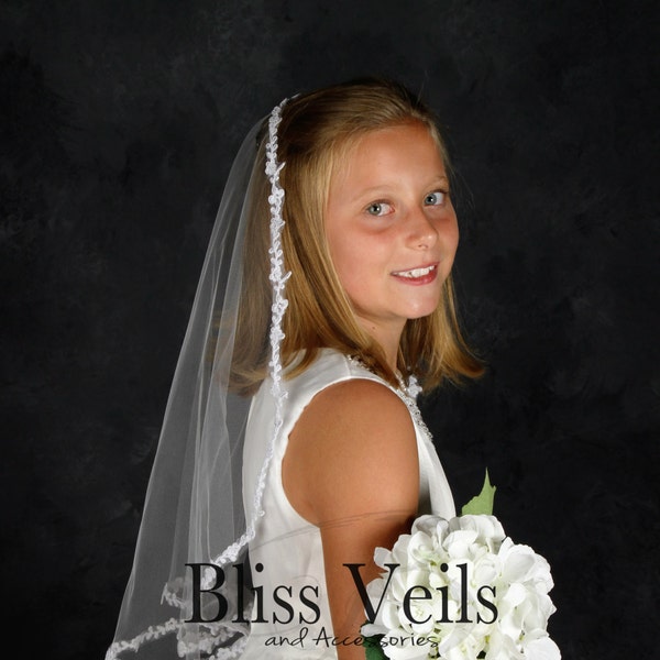 Lace Communion Mantilla Veil - Fast Shipping!