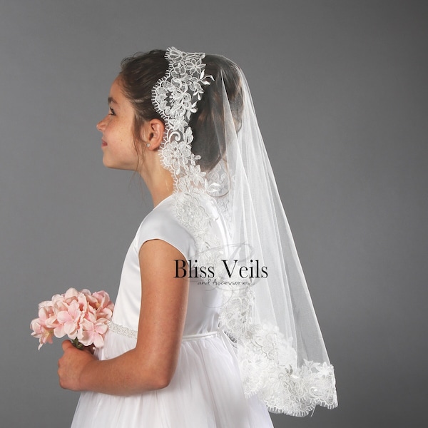 Lace Communion Mantilla Veil