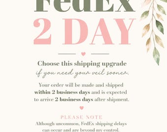 FedEx 2-Day Shipping Upgrade