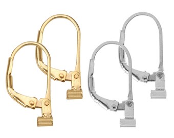 2 Pair Set Earring Convertiblez. Converts post earrings to lever back for studs or dangles