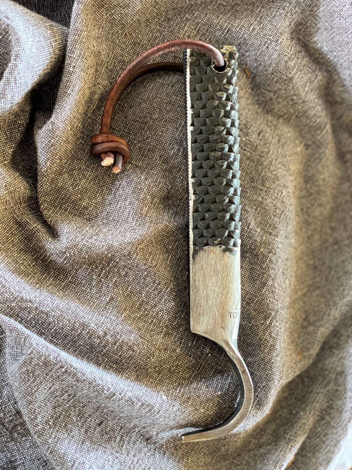 Râpe à Sabot De Maréchal-ferrant - Ancienne - Japon - Double Face Manche Bois - Globemaster