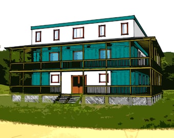 Shipping Container Plans 6 Bed 5 1/2 Bath - Schematic Design 4800 sf