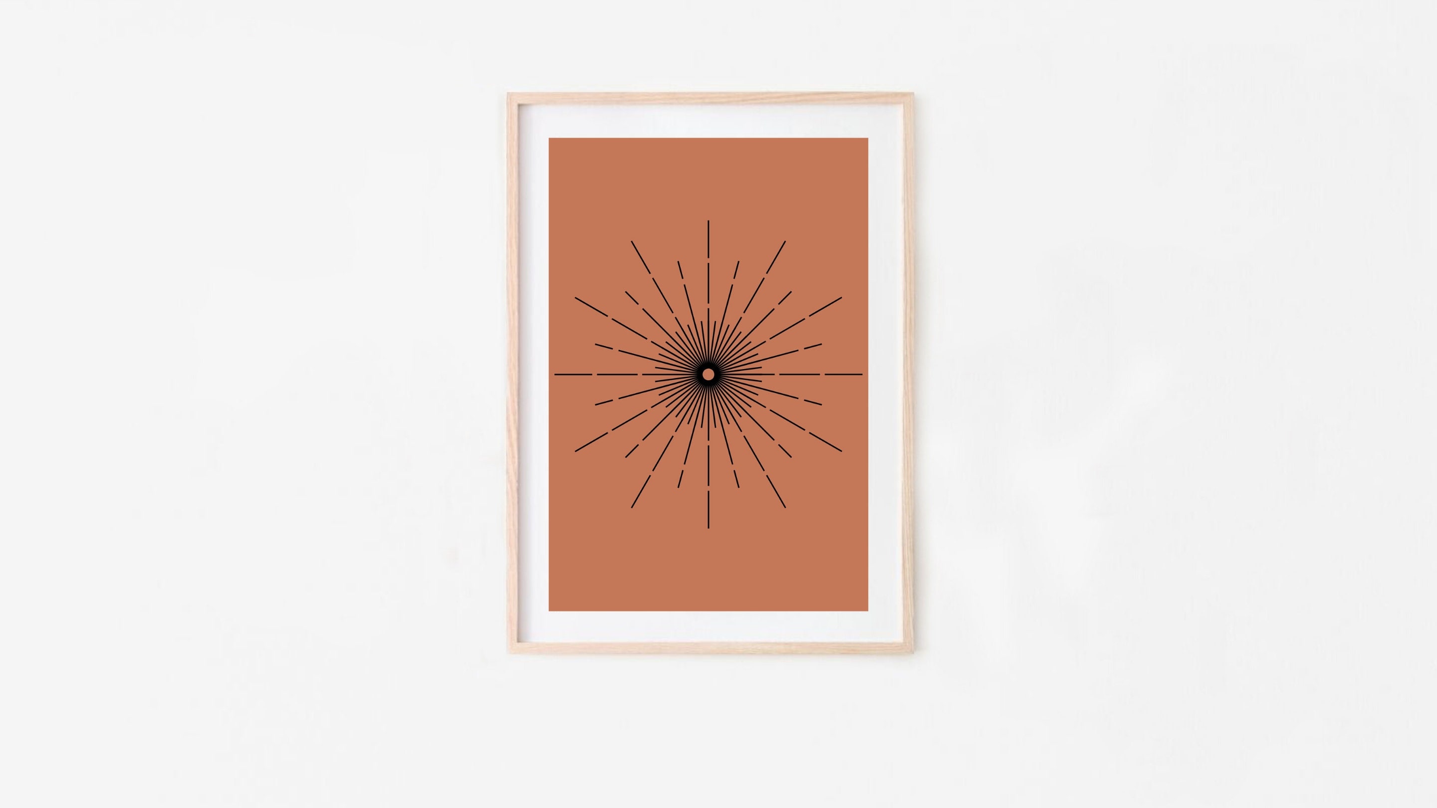 Boho Sun & Moon 2-Set Print - Boho - Modern - Simple - Cute - Minimal