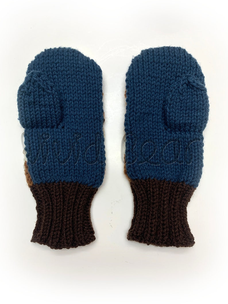 Bernie Sanders Handcraft Knit mittens worn on Inauguration Day. Fair Isle Hand Knit Mittens. Arm warmers. image 4