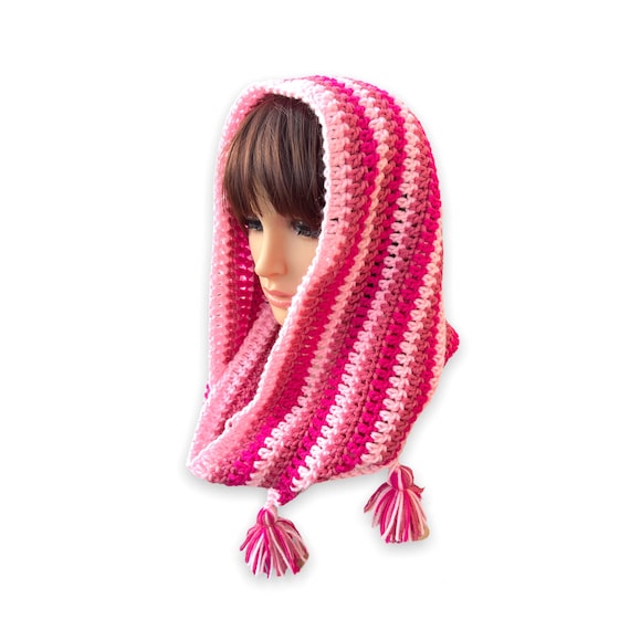 Handmade Wednesday Addams Inspired Snood Enid Crochet Snood. Black