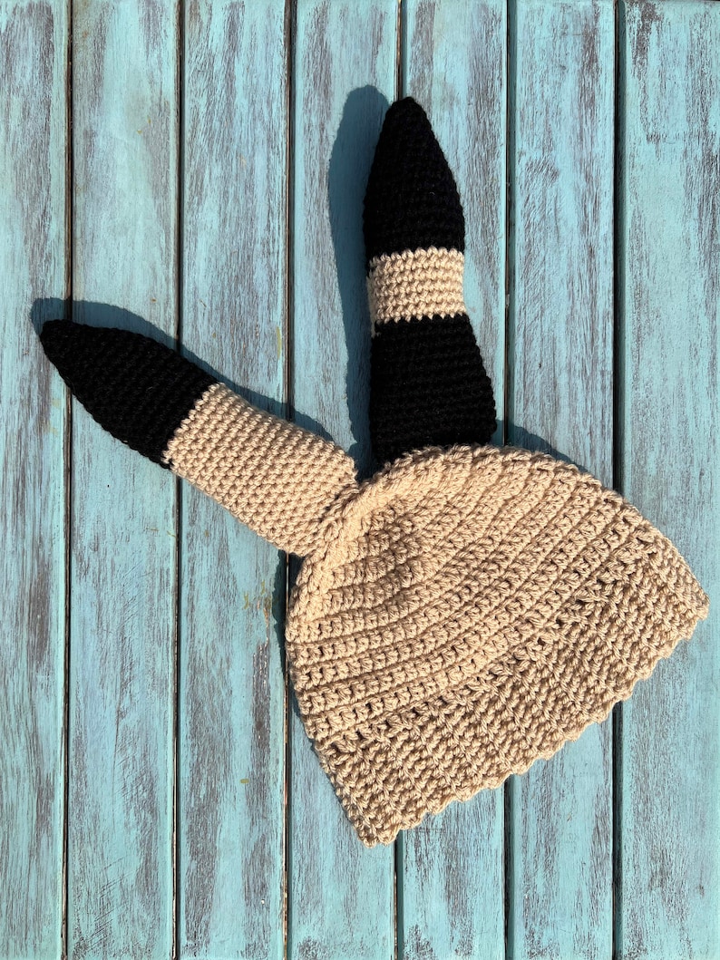 The 1975 Handmade Sincerity is scary hat Matty Healy. Fancy Ears Crochet Hat. image 4