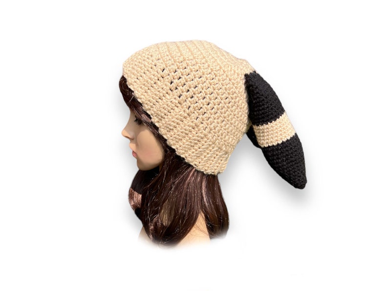 The 1975 Handmade Sincerity is scary hat Matty Healy. Fancy Ears Crochet Hat. image 3