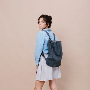 Gray suede backpack women ,Gray suede bag,Gray suede backapck,Gray handbag