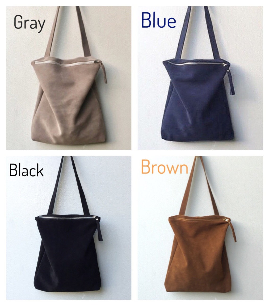Brown Suede Shoulder Bag main image 1