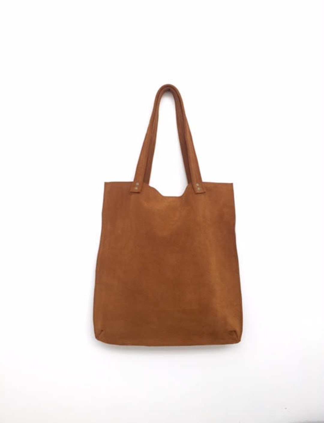 Sway Suede Tote Bag In Dark Brown