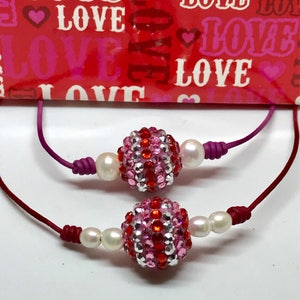 Valentine pearl leather necklace, pearl choker