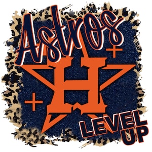 Houston Baseball AL West Champs Level up PNG File Digital 