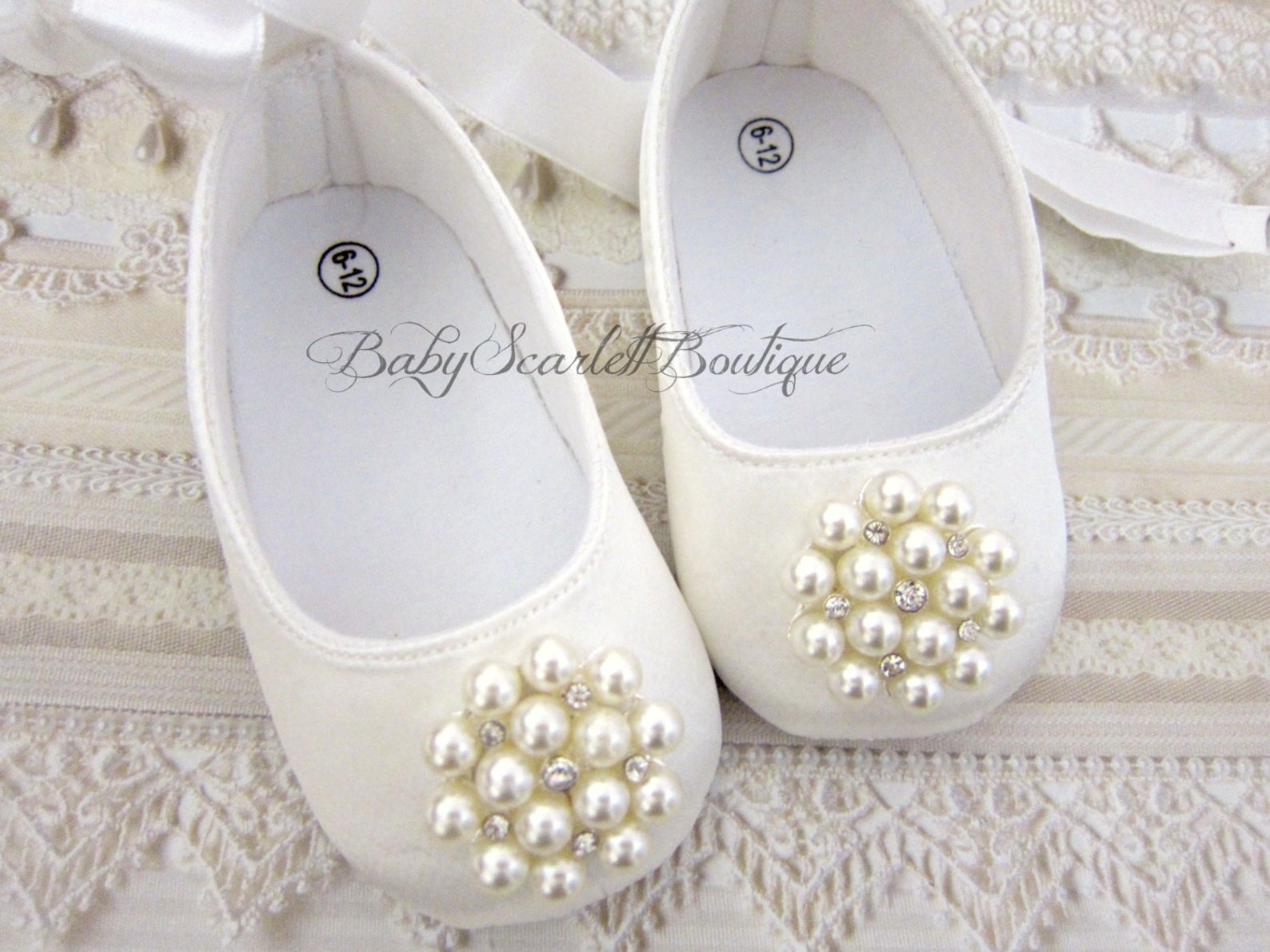 childrens white satin shoes