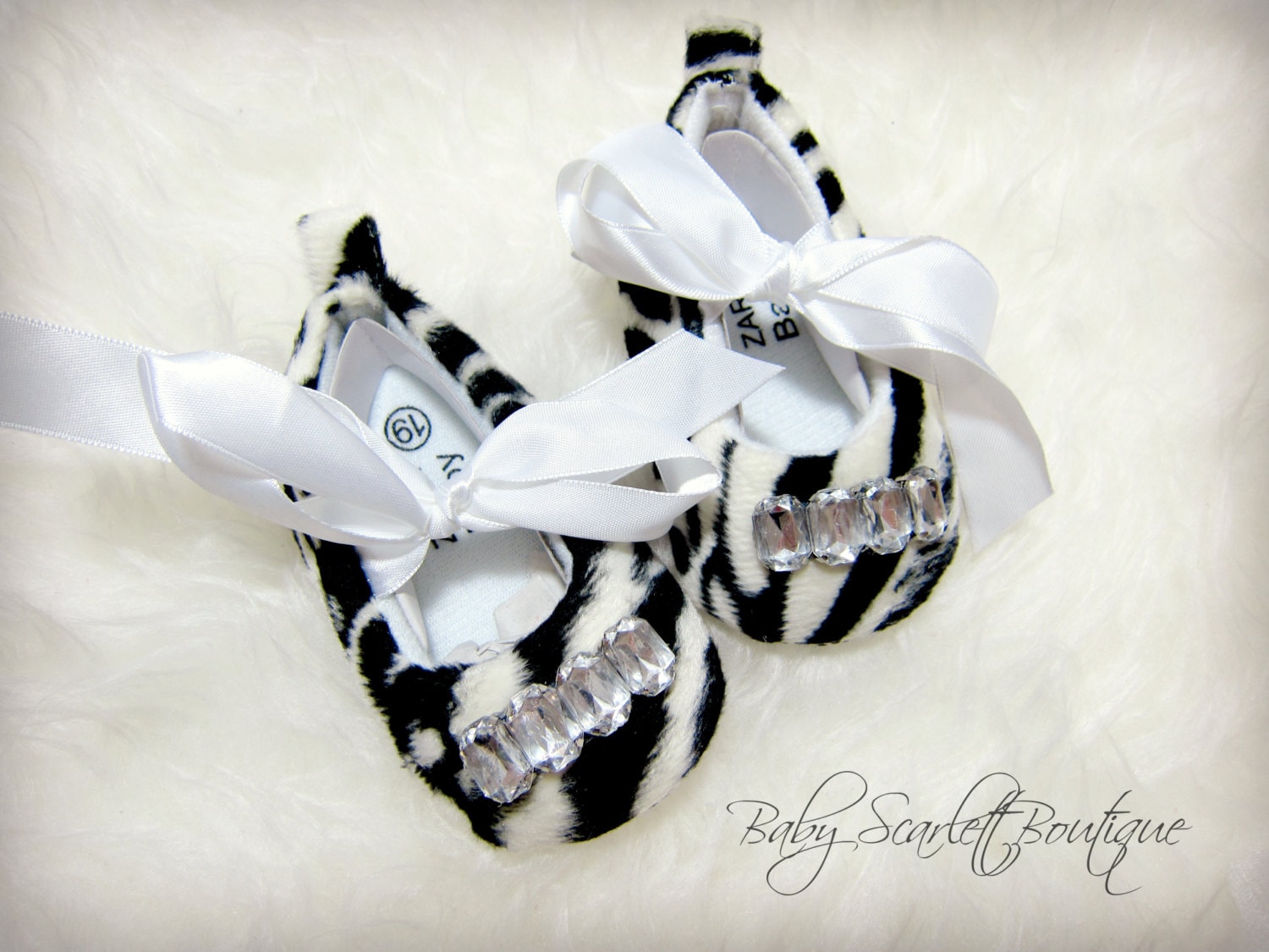 Zebra Print Baby Girl ShoesSoft Sole Shoes Etsy