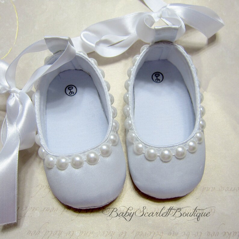 childrens white satin shoes
