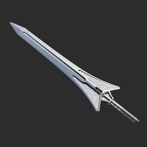 1993 Power Rangers Megazord - Megazord Sword STL File 3D Printable FILE ONLY