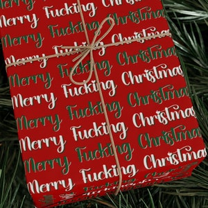 Inappropriate Christmas Wrapping Paper