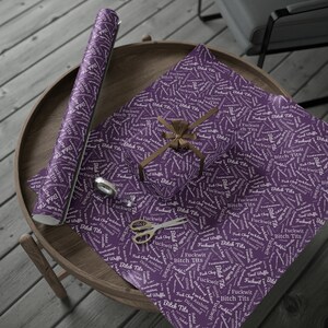 Fucking Curse Words Gift Wrap Funny Wrapping Paper for Presents Adult Gift Wrap Recyclable Paper Eco Friendly image 3