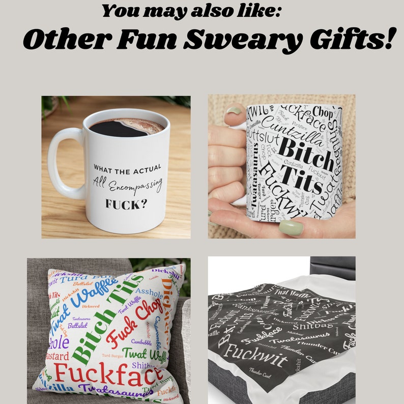 Fucking Curse Words Gift Wrap Funny Wrapping Paper for Presents Adult Gift Wrap Recyclable Paper Eco Friendly image 9