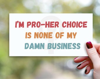 Kamala Harris Bumper Stickers Election 2024 Decale Political Stickers Feminist Pro Choice Women's Rights  Feminist Ally Car Decal sticker