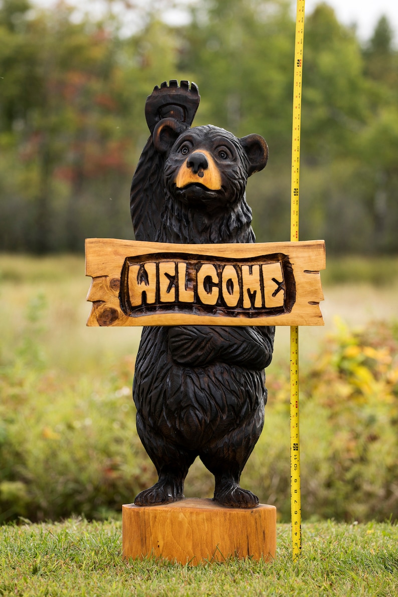 4 Welcome Bear bear Art Bear Sculpture Big Bear Carving Etsy 4-welcome-bear-bear-art-bear-sculpture-big-bear-carving-etsy
