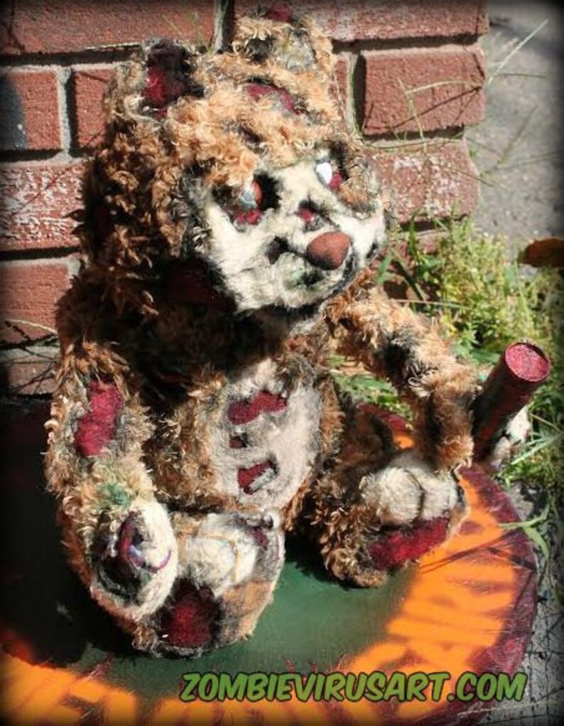 Zombie Teddy Bear CUSTOM ORDER Etsy