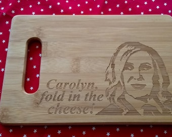 Custom Bamboo Cutting Board Engraved 6X9 PERSONALIZED bamboo cutting board Your name engraved Cheese board Moira Rose Schitt's Creek