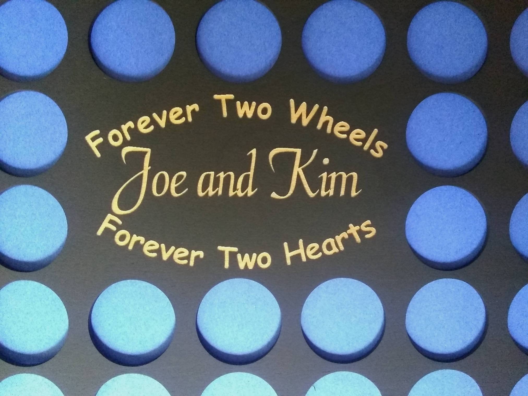 Personalized Engraved Poker Chip Display Frame Insert Etsy