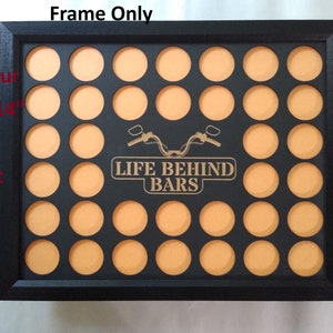 Poker Chip Display FRAME ONLY Fits our 11x14" chip insert Economy black frame for artwork Photo frame No chip insert comes with frame