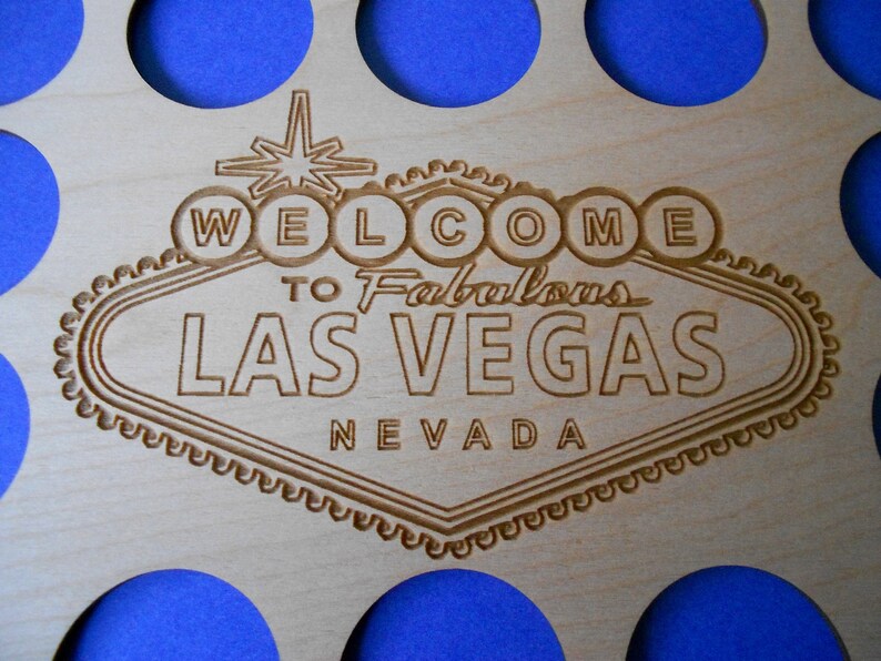 Vegas Casino Chip Display Frame Insert Poker Player Gift Etsy