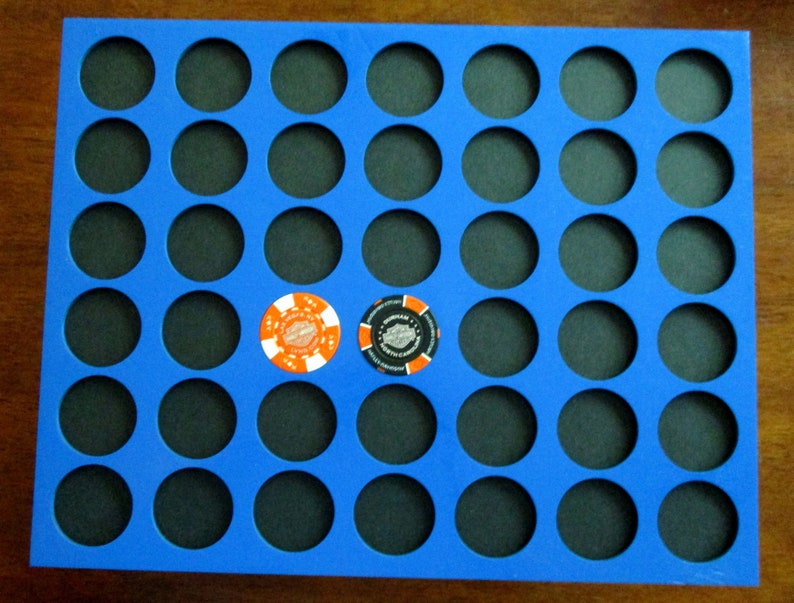 Poker chip display frame insert Poker chip display frame insert