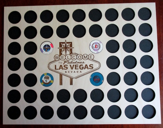 Poker Chip Picture Frame