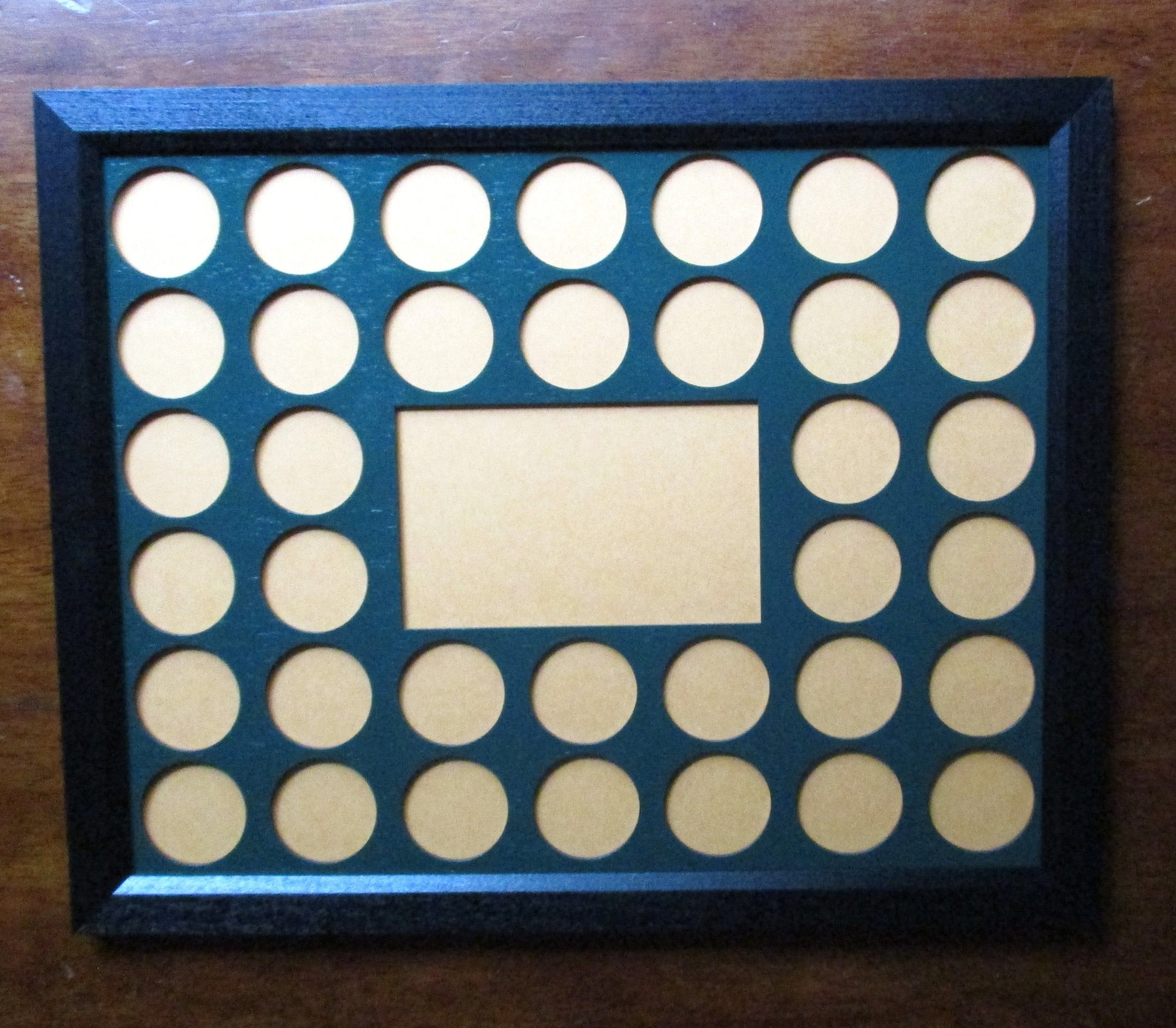 Poker Chip Frame and Insert Fits 36 Casino Chips & Etsy