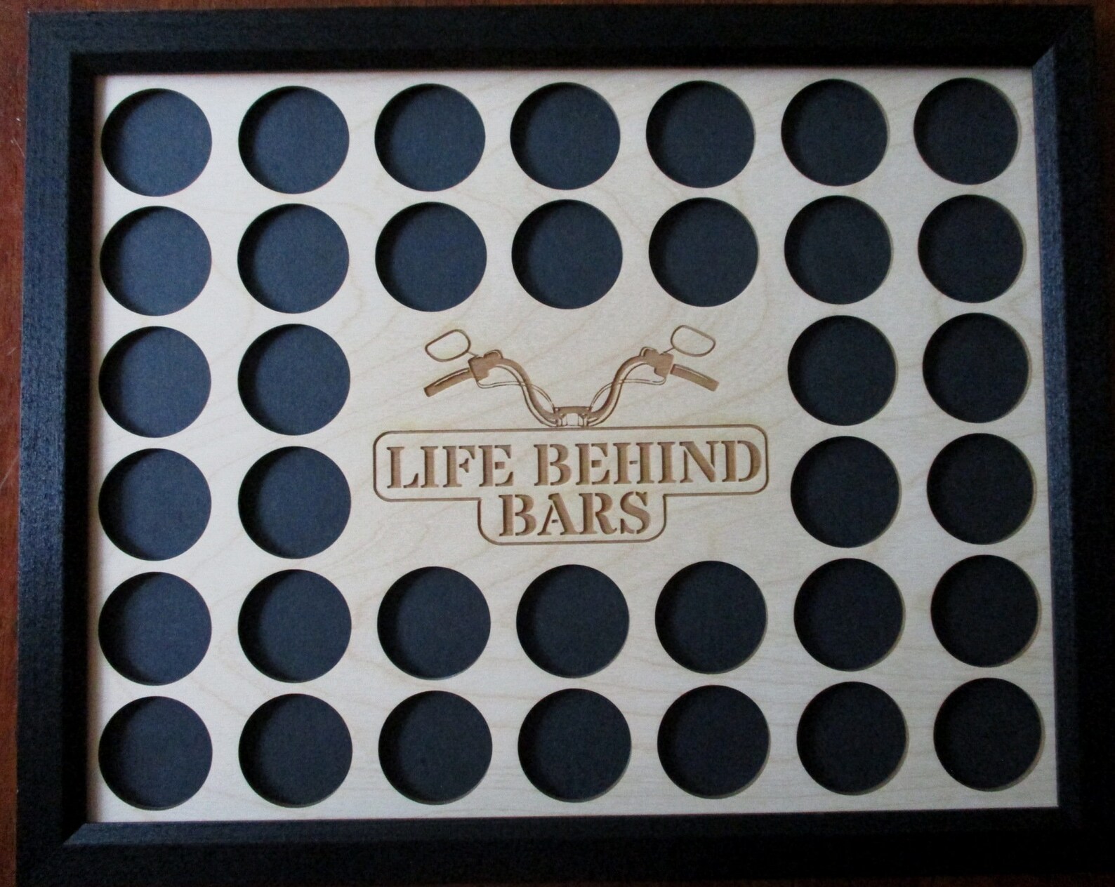 Poker Chip Display Frame Fits Our 11x14 Chip Insert FRAME ONLY Simple