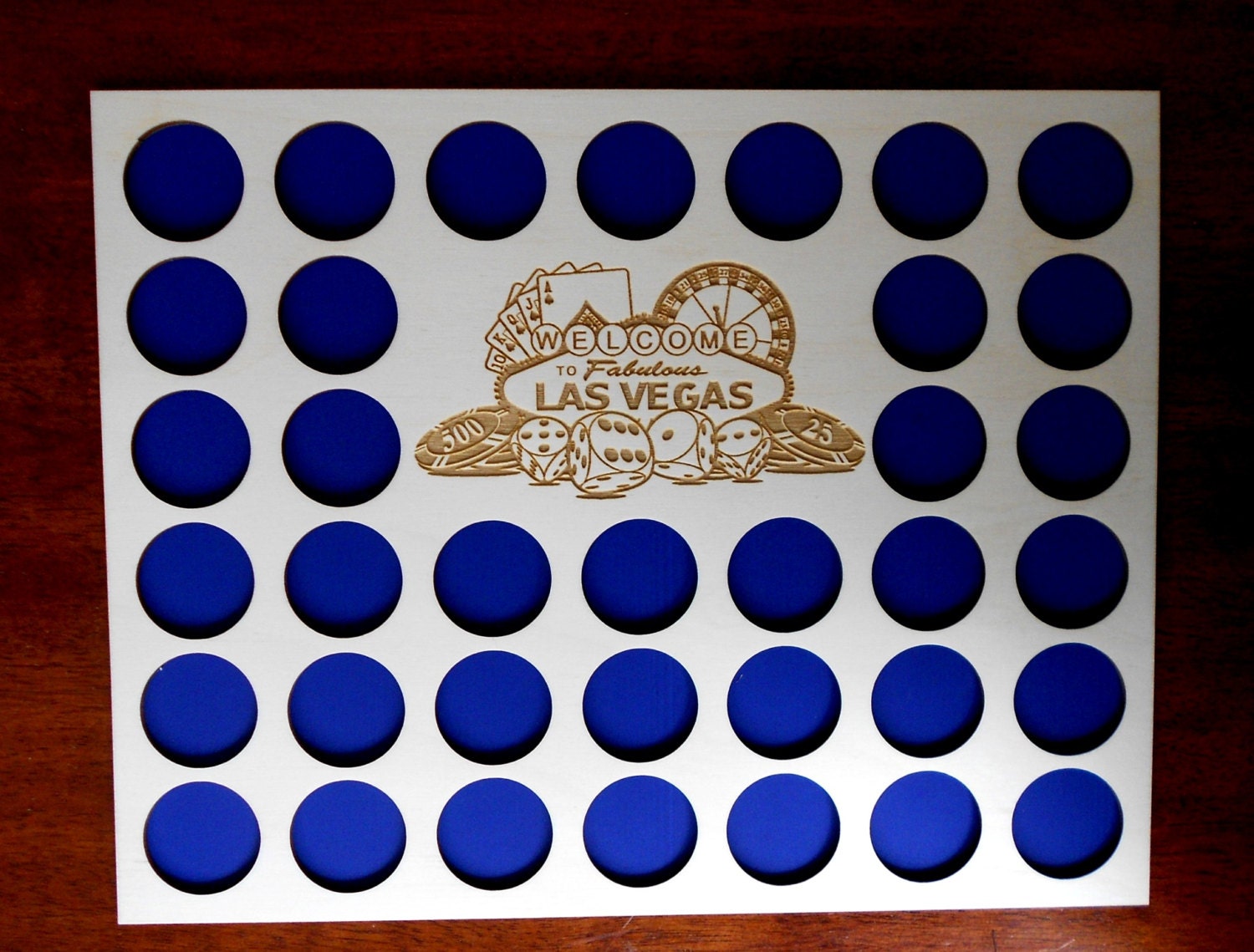 Casino Poker Chip Display Frame Insert and Frame Option Poker Etsy