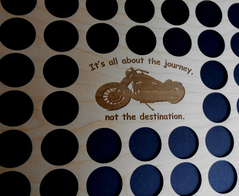 Motorcycle Engraved Poker Chip Display Insert Fits 36 Harley Etsy