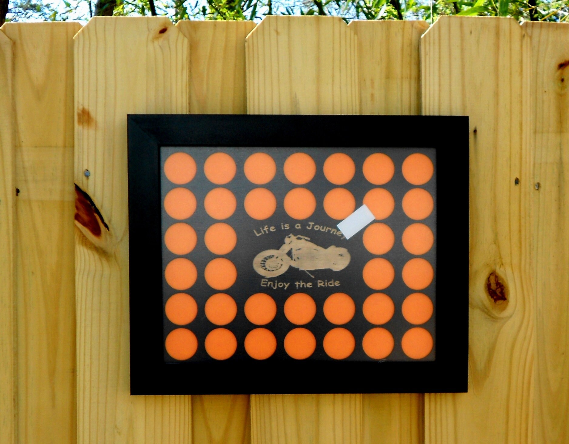 Poker Chip Display Frame With Insert for 36 Casino or Etsy