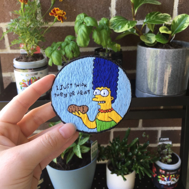 Marge Potato Iron-On Patch
