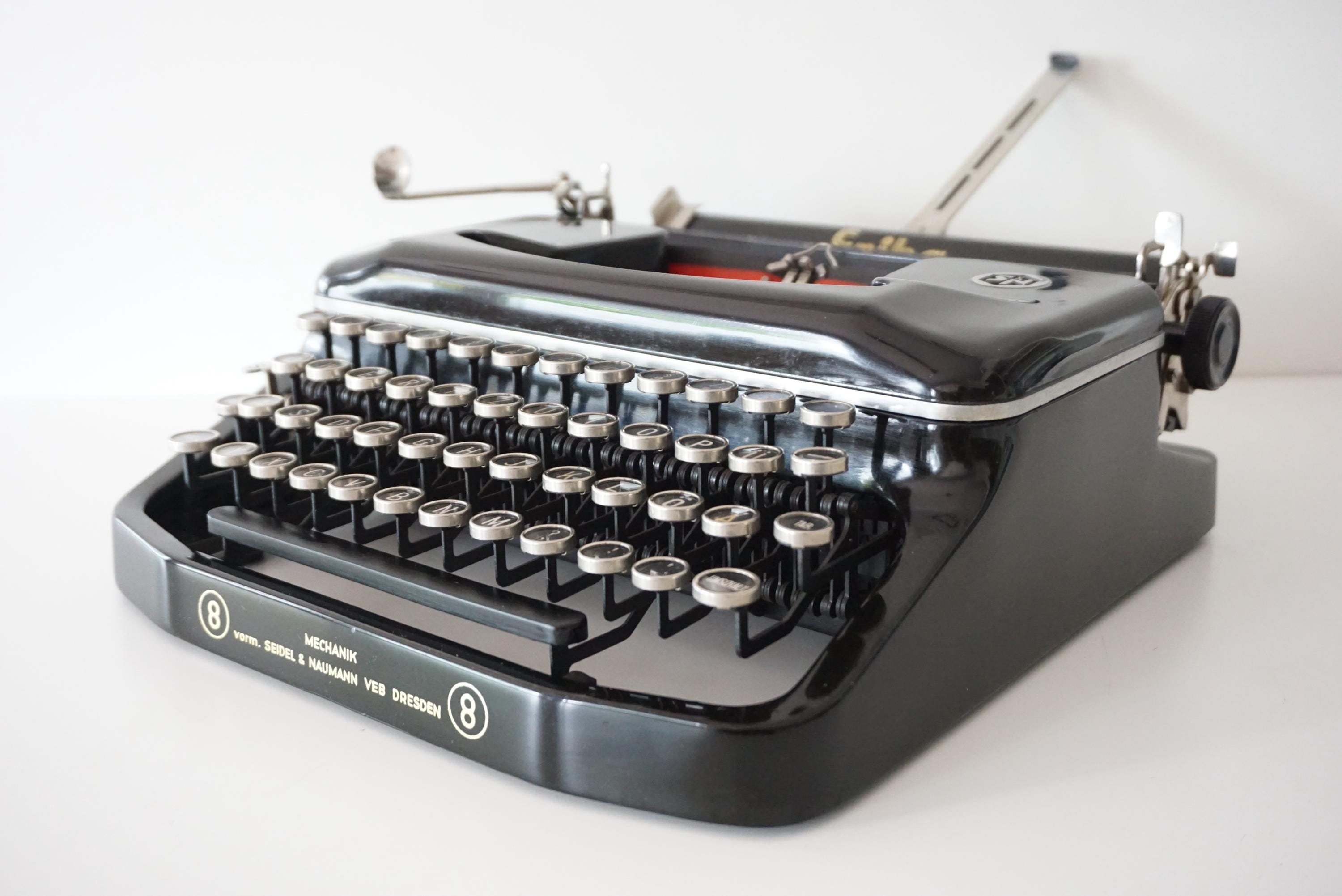 Vintage Typewriter Erika - Etsy
