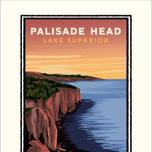 Landmark MN | Palisade Head Lake Superior Art Print