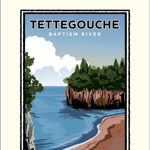 Landmark MN | Tettegouche Baptism River Art Print