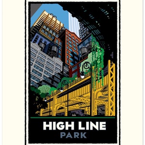 Landmark NY | High Line Art Print