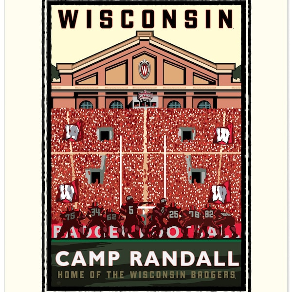 Universität UW | Madison Camp Randall On Field